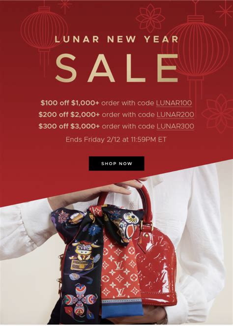 FASHIONPHILE LUNAR NEW YEAR SALE 2022 